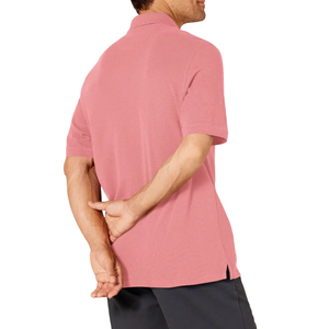 Compre Ahora Camiseta Polo de Color Sólido para Hombre, Mezcla de Algodón Premium, Camiseta Polo Casual de Golf, Logotipo Personalizado, Proveedor Mayorista - Product Image 3