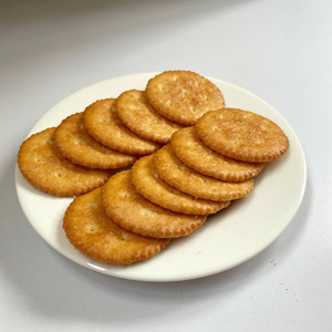 Rich Coconut Crispy Thin Coconut Crackers Sweet 160g Round Snack ODM | Sampling Services - Product Image 5