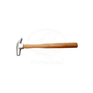 Martillo de Herrador con Cabeza Redonda de Diamante, Acero Inoxidable con Mango de Madera, Peso de la Cabeza: 230 g - Product Image 1