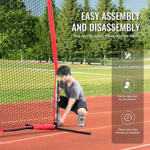 Rete di Protezione Portatile 20x10 ft per Sport con Pallina, Schermo di Protezione con Borsa per il Trasporto, Attrezzatura per Allenamento - Product Image 6