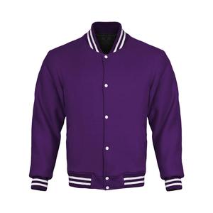 Men's Genuine Wool Varsity Jacket Stand Collar Winter Heated Pocket Cartoon Patchwork Front Logo Elegant and <b>Warm</b> - Product Image 4