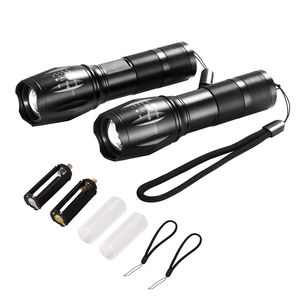 Confezione da 2 Torce ad Alta Luminosità con 5 Modalità, Messa a Fuoco Regolabile e Impermeabilità IP44 - Product Image 1