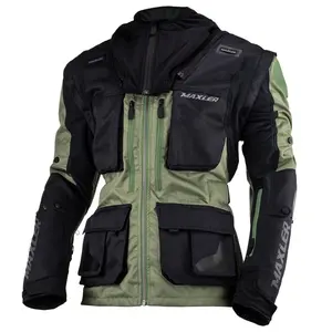 New Motorcycle Jacket For Men Textile Motorbike Dualsport Enduro Motocross Racing Biker Riding Ce Armored Waterproof All-weather