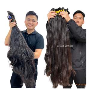 Cabello Humano Virgen Vietnamita Remy de Alta Calidad, Doble Trama, Liso Natural, de un Solo Donante, Sin Procesar, Precio al por Mayor, Proveedor AZ - Product Image 2