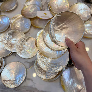จานไข่มุกมุกเปลือกหอยรูปไข่ทรงกลม รับรองโดยบุคคลที่สาม สำหรับทำกล่องบรรจุภัณฑ์เครื่องประดับ - CARYLN - Product Image 5
