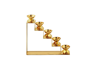 Bronze Finish Brass Diya Traditional <b>Oil</b> <b>Lamp</b> Deepak for Puja Home Mandir Office Decor Akhand Jyot Diwali - Product Image 5