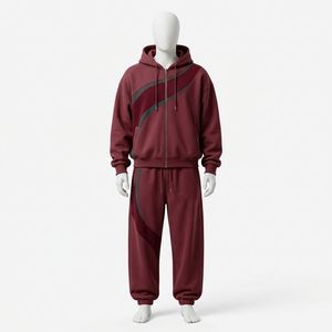 Trajes Deportivos de Alta Calidad para Hombre/Conjunto Deportivo Masculino a la Moda con Combinación de Colores y Corte Ajustado - Product Image 3