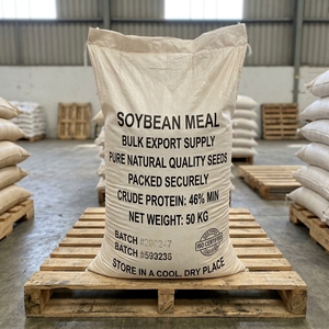 Ingrédient alimentaire végétal de première qualité pour animaux : Farine de soja riche en protéines, en poudre, conditionnée en vrac pour les acheteurs de produits nutritionnels pour le bétail - Product Image 2