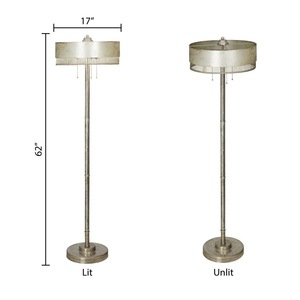 Lampe de sol LED intelligente à intensité variable avec télécommande et minuterie pour l'éclairage de la chambre à coucher et du bureau - Product Image 3