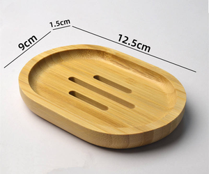 ที่วางสบู่ไม้ไผ่ทรงกลมและทรงสี่เหลี่ยม ทำจากวัสดุไม้ไผ่ออร์แกนิค 100% - Product Image 2