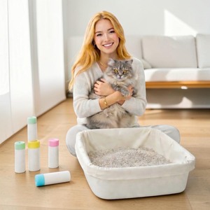 ถุงใส่ขยะแมวแบบมีเชือกรูดขนาดใหญ่ แบบหนา ทนทาน ใช้แล้วทิ้ง แบบม้วน สำหรับใช้ในบ้าน - Product Image 6