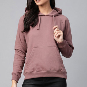 Sweat-shirt décontracté personnalisé pour femme, à demi-zip, manches longues, uni, léger, coupe ample, avec poche - Product Image 1