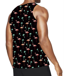 Custom Sublimation <b>Men</b> Tank Top Modern Gym Sleeveless Shirt Breathable Lightweight Sports <b>Clothing</b> - Product Image 3