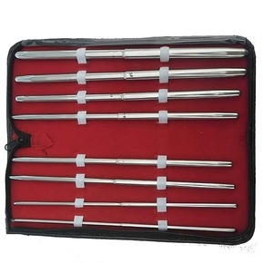 Kit de sondes urétrales de qualité supérieure, 8 pièces, en acier inoxydable en forme de J, dilatateurs manuels certifiés CE pour le traitement des strictures - Product Image 3