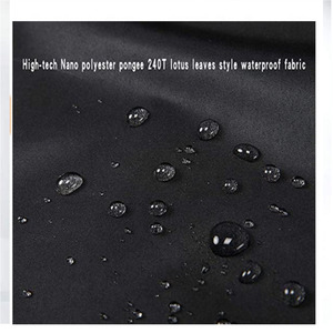 เสื้อกันฝนผู้หญิงแบบยาว กันน้ำ กันลม มีฮู้ด ปิดด้วยซิป ลายเรียบ - Product Image 4