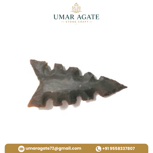 Pointes de flèches en agate naturelle, nouveau design, faites à la main, style indien, vente en gros, avec un style très apprécié en ligne - Product Image 3
