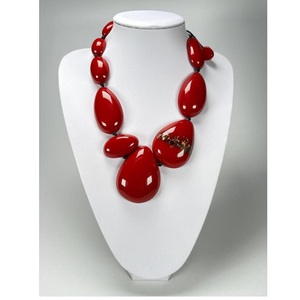 Collar Conmemorativo de Resina Epoxi con Flores Secas Prensadas de No Me Olvides, Precio al por Mayor Desde India - Product Image 1