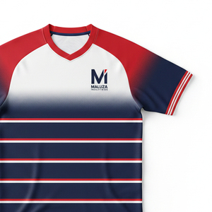 Ensemble de maillots de football sublimés multicolores, toucher doux, personnalisable avec numéro, nom, logo d'équipe, équipement de match de football - Product Image 2