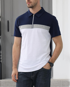 Chemises polo pour hommes de marque privée, confectionnées avec des fils 100 % coton de haute qualité pour les lignes de vêtements de gros B2B internationales. - Product Image 2