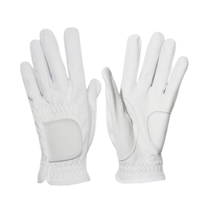 SCS072 Premium Custom Cabretta cuero genuino Lycra Spandex Golf guante transpirable cómodo deportes Handgear diseño antideslizante - Product Image 1