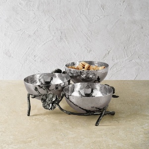 Bol à fruits en aluminium, centre de table moderne, luxe décoratif, or, écologique, durable, 2026 Saleem International - Product Image 6