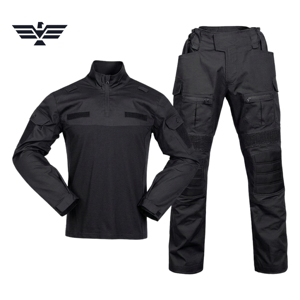Uniforme de Guardia de Seguridad Personalizado, Camisa de Seguridad con Cierre de Cremallera y Pantalones Cargo Ripstop, Conjunto de Uniforme Táctico Profesional - Product Image 6