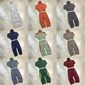 Ensemble de survêtement athlétique réversible deux pièces pour femme, 100 % coton haute élasticité, style hip-hop, écologique, respirant, hiver - Product Image 3