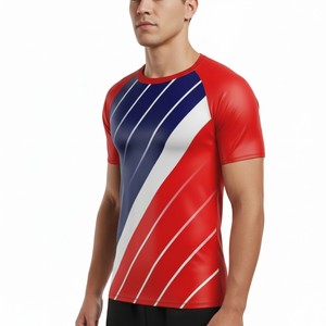 Maillots de compression personnalisés sublimés de haute qualité pour BJJ MMA, hauts de compression pour hommes, Rashguard OEM - Product Image 3