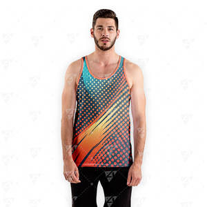 Gilet de course sans manches pour homme, sportif, sans coutures, respirant, léger, séchage rapide, 100 % polyester, idéal marathon - Product Image 3