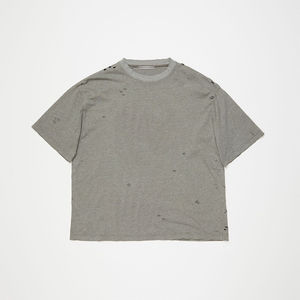 Camisetas Lisas Desgastadas de Moda, 100% Algodón, Ligeras, Estilo Urbano, con Impresión de Logotipo Personalizado - Product Image 3