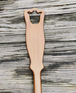 Ensemble cuillère et fourchette en bois poli à la main, design rétro, couverts durables pour le camping, best-seller - Product Image 3
