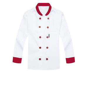 ชุดยูนิฟอร์มเชฟคุณภาพสูง ระบายอากาศได้ดี ซับเหงื่อได้ดี ผลิตจากผ้าฝ้าย 100% คุณภาพสูง สำหรับทั้งชายและหญิง - Product Image 3