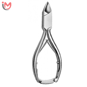 High Quality <b>Heavy</b> <b>Duty</b> Stainless Steel Curved Nail Cutter Clipper Professional Ingrown Toenail Double Spring Back Finger OEM - Product Image 2