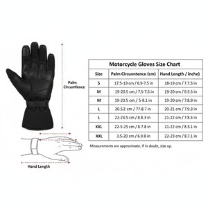 Guantes de moto de dedo completo para protección y seguridad, guantes de motocicleta con diseño de logotipo personalizado. - Product Image 5