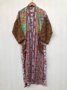 Longue Robe Kimono en Soie Attrayante, Style Bohème, pour Femme, Idéale pour la Plage et les Vacances d'Été, Cache-maillot Sexy - Product Image 4