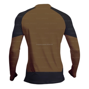 Rash Guard MMA sublimé personnalisé OEM-ajustement par compression, motif imprimé, vêtements de sport pour hommes - Product Image 6