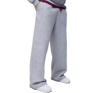 Custom Heavyweight Cotton Corduroy Straight Leg Baggy Sweatpants Screen Digital Print Plus Size Vintage Streetwear Joggers OEM - Product Image 2