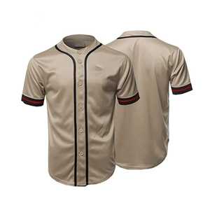 Proveedor de camisetas de béisbol OEM, uniformes de equipo y camisas con botones, diseño de equipo, camiseta de béisbol con número y nombre impresos, ropa deportiva. - Product Image 6