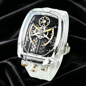 Nuevo Reloj Mecánico de Lujo para Hombre, Diseño Popular 2026, Tendencia de Moda, Caja Tonneau de Acero Inoxidable, Correa de 20 mm - Product Image 5