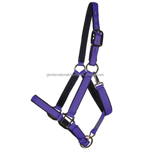 Productos equinos Diseño personalizado Accesorios para caballos Hardware Head Collar Caballo Nylon Caballo Halter disponible a precio de fábrica - Product Image 1