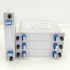Divisor Óptico Monomodo LC/UPC 1 Entrada 2 Salidas Tipo Inserto LGX Box Módulo Divisor Óptico FTTH Precio de Fábrica - Product Image 4