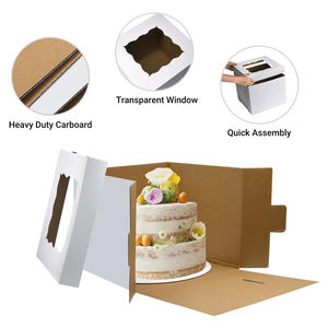 Sustainable 2mm Thick Foldable Square <b>Paper</b> <b>Boxes</b> Durable Embossed Smooth Finish Portable and Wholesale Price for Food - Product Image 4