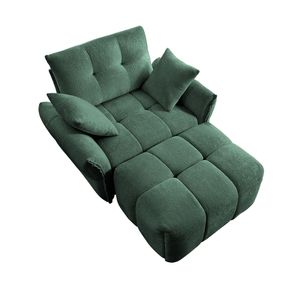 Poltrona Ergonomica Moderna Singola per Soggiorno con Cuscini ad Alta Resilienza, Facile Montaggio, Divano Ottomano - Product Image 6