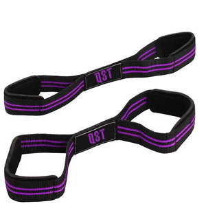 Correas de Muñeca Personalizadas con Logotipo en Forma de 8 (Elasticas y de Algodón, Color Personalizado) para Levantamiento de Pesas y Entrenamientos en Gimnasio - Soporte Mejorado - Product Image 1
