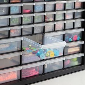 Organizzatore per Piccoli Componenti con 44 Cassetti, Armadio per Stoccaggio Elettronica e Ferramenta, Cassetti in Plastica per Dadi e Bulloni, per Garage - Product Image 5