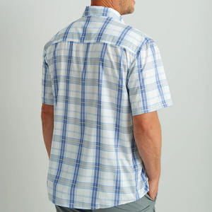 เสื้อเชิ้ตตกปลาแขนสั้นผู้ชาย ผ้าโพลีเอสเตอร์ 100% กันลม 50% น้ำหนักเบา ระบายอากาศได้ดี มีกระเป๋าซิปซ่อน ติดกระดุม พร้อมโลโก้แบบกำหนดเอง - Product Image 2