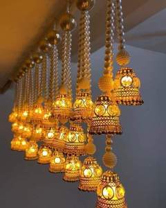 Guirlande décorative de fleurs artificielles de marguerites à pampilles pour mariage, mandap, scène, fête, festival, événement, maison, Diwali - Product Image 2