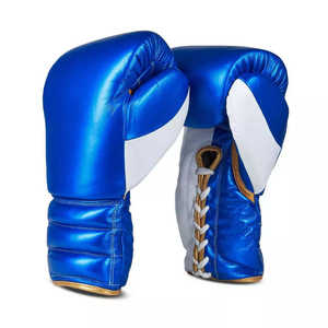 OEM New Design Professional <b>Pull</b>-On Boxing <b>Gloves</b> Genuine Leather Customized Logo Training Quick Dry for Wrist Support Unisex - Product Image 1
