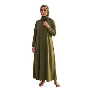 Nouvelle Abaya Modeste Longue en Georgette et Mousseline à Manches Longues pour Femme – Vêtement Islamique Quotidien - Product Image 1