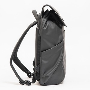 Dark Grey Business <b>Backpack</b> Waterproof Laptop <b>Backpack</b> <b>Large</b> Capacity Flap <b>Backpack</b> - Product Image 3